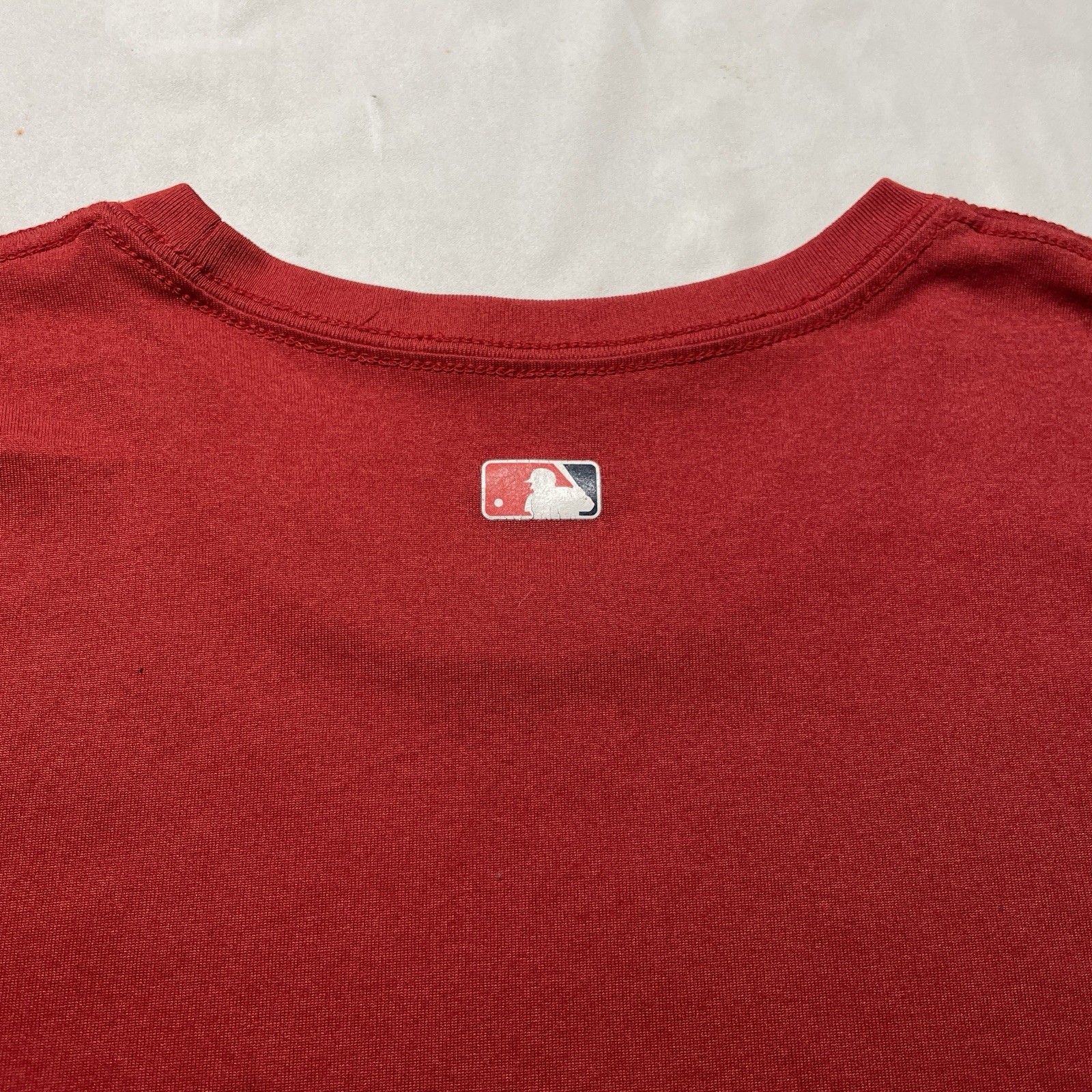 Nike Washington Nationals T-Shirt Men’s Large MLB Baseball Team Dri-Fit Red Logo gallery