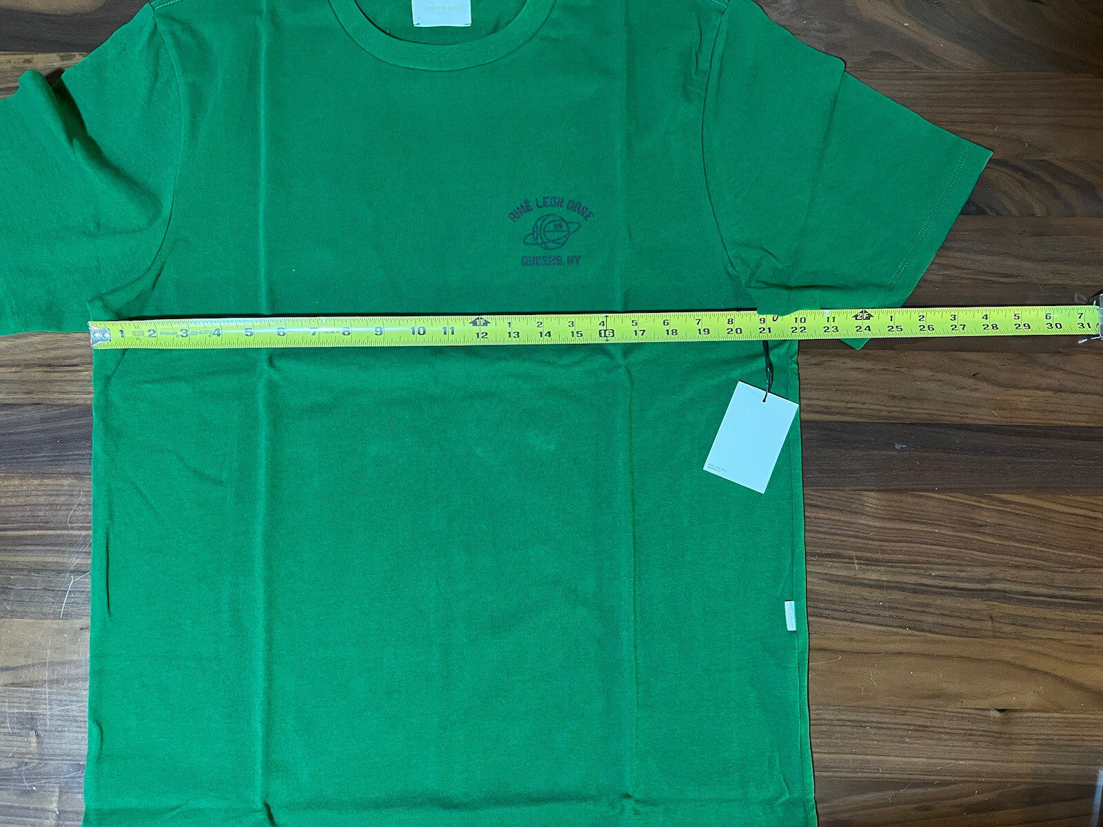 Aime Leon Dore ALD 86 Classic Tee Basketball Camp Retro Logo T-Shirt Green Large gallery