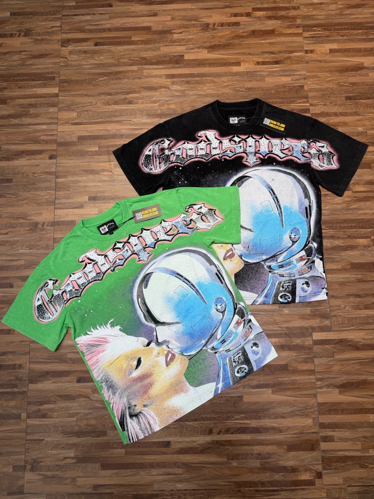 Godspeed tee shirt Black/Green S-M-L-XL gallery