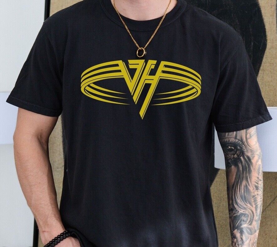 Van Halen T-Shirt on Premium Vintage Black Comfort Colors Tee gallery