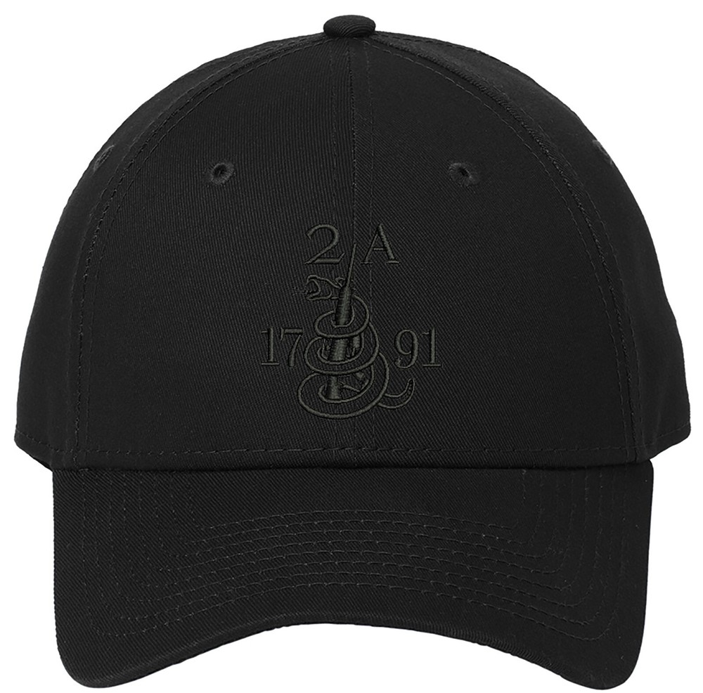 Gun 2A The 2nd Amendment New Era Embroidered One Size Fits All Baseball Hats