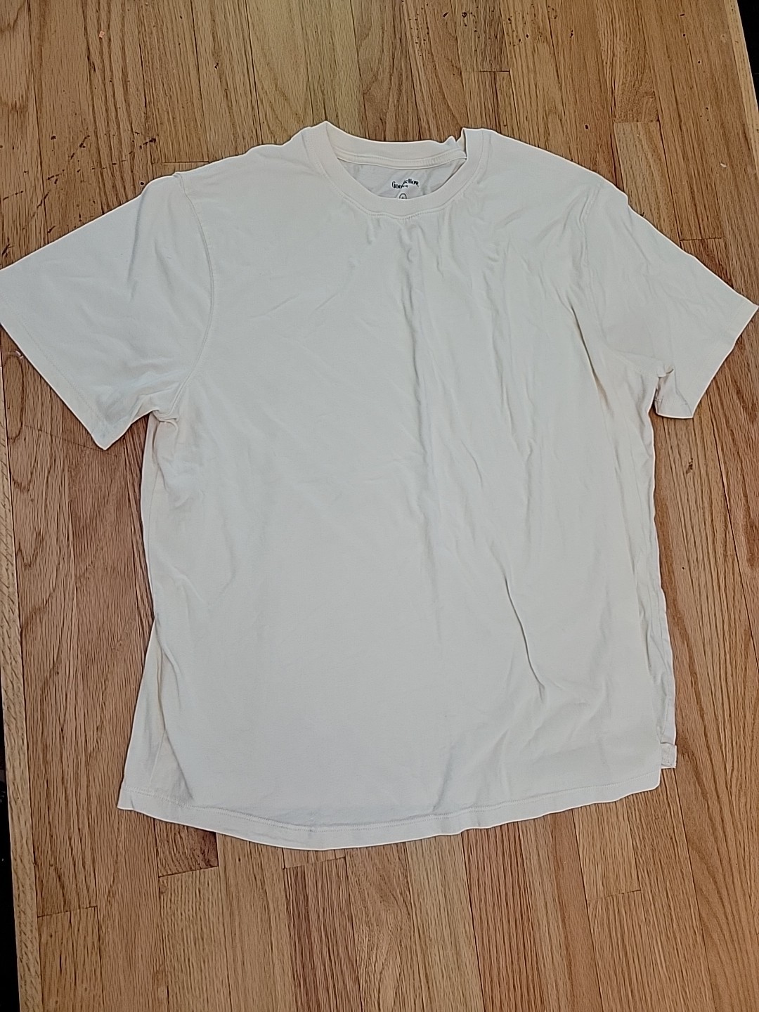 Pale Yellow Mens XL Goodfellow Tee