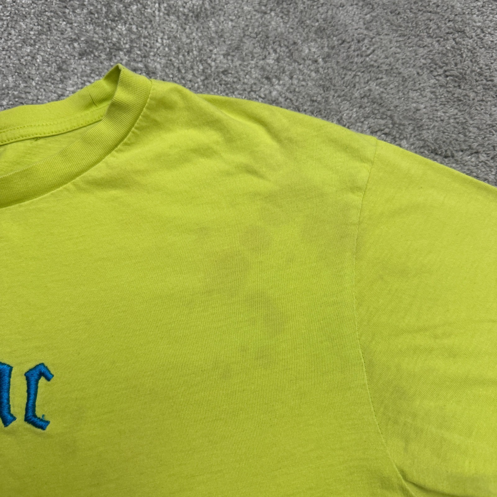 Cotton On Graphic Tee Men M/L Lime Green Tupac Shakur Embroidered Hip Hop Cotton gallery