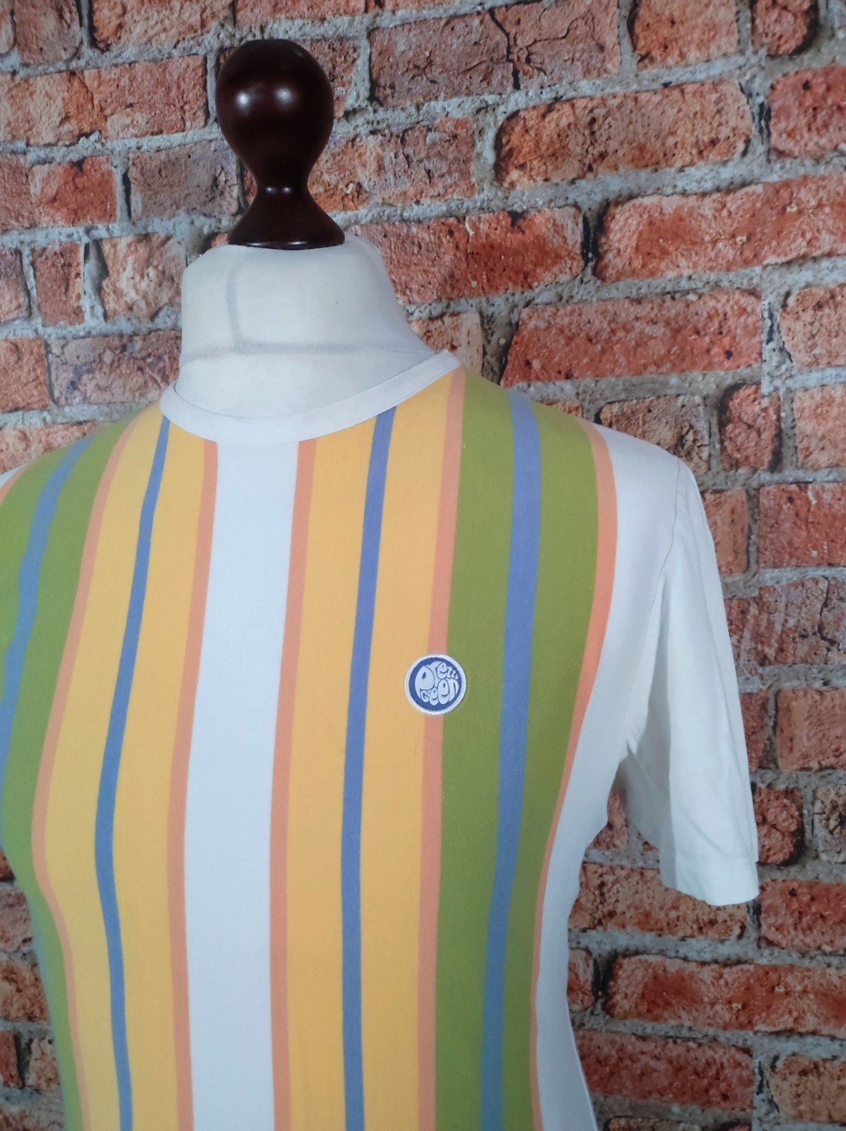 Pretty Green Striped T-shirt - L - Multicoloured - Mod Casuals 60s gallery