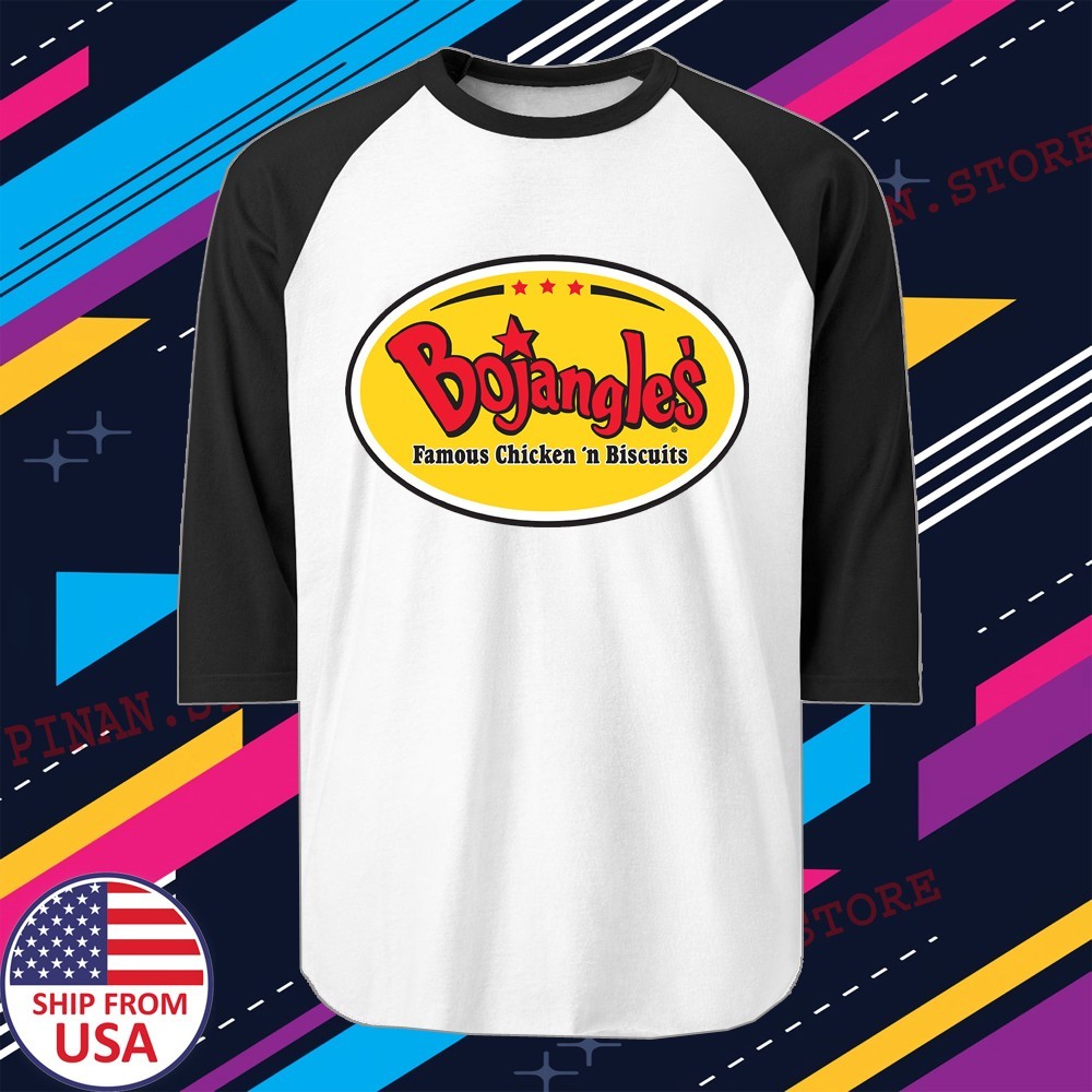 Bojangles Fast Food Restaurant Men's Raglan Black Size S to 2XL gallery
