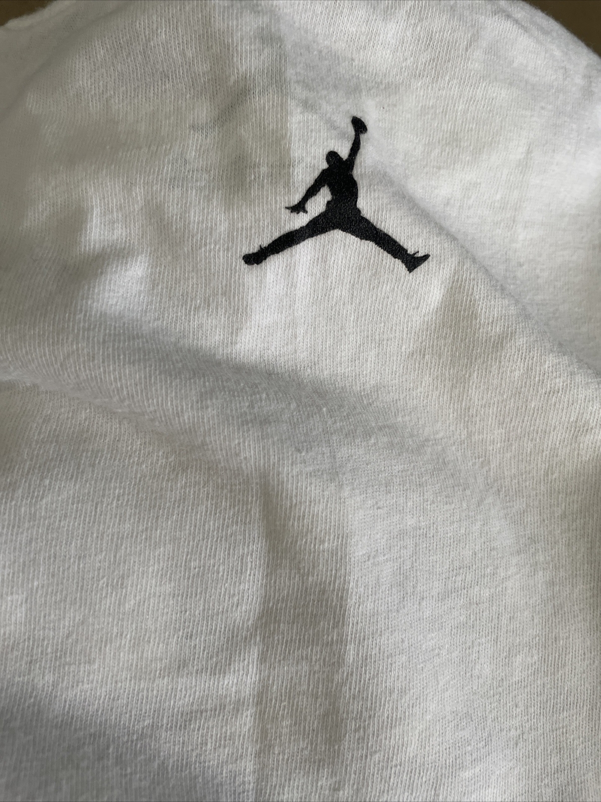 Air Jordan Retro Shoe History T-Shirt Nike Large 2006 White MICHAEL JORDAN RARE gallery