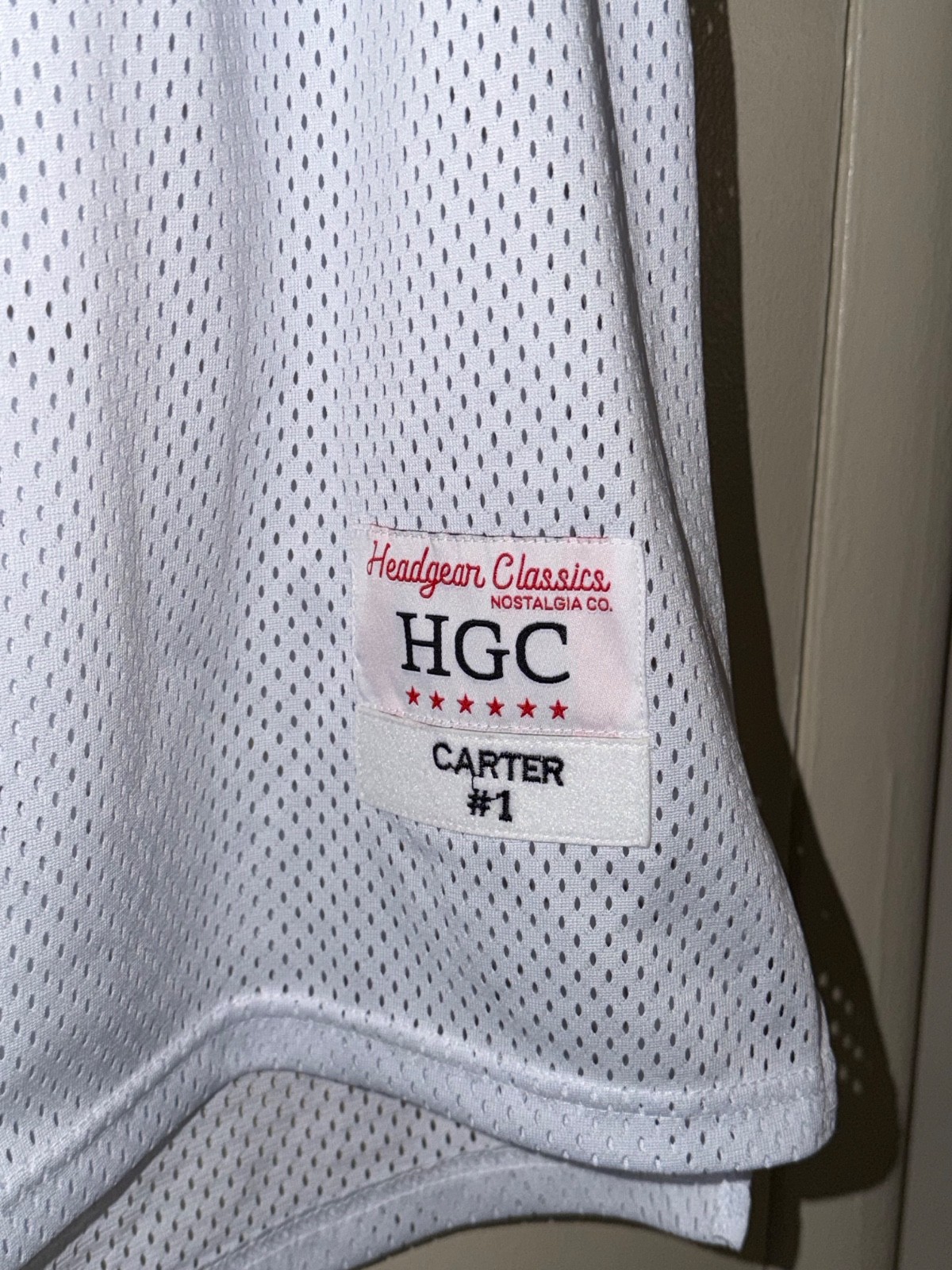 Jay-Z Roc-A-Fella S. Carter #1 White Orange Blue Jersey Knicks Colors NWT gallery