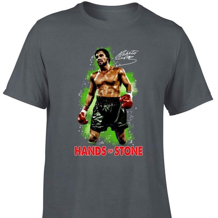 New!! Roberto Duran Hand Of Stone Signature T shirt All Size SX475