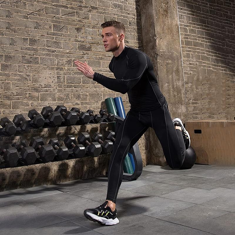 Men Compression Sport T-Shirt Quick Dry Fitness Running Gym Tight Long Sleeve gallery