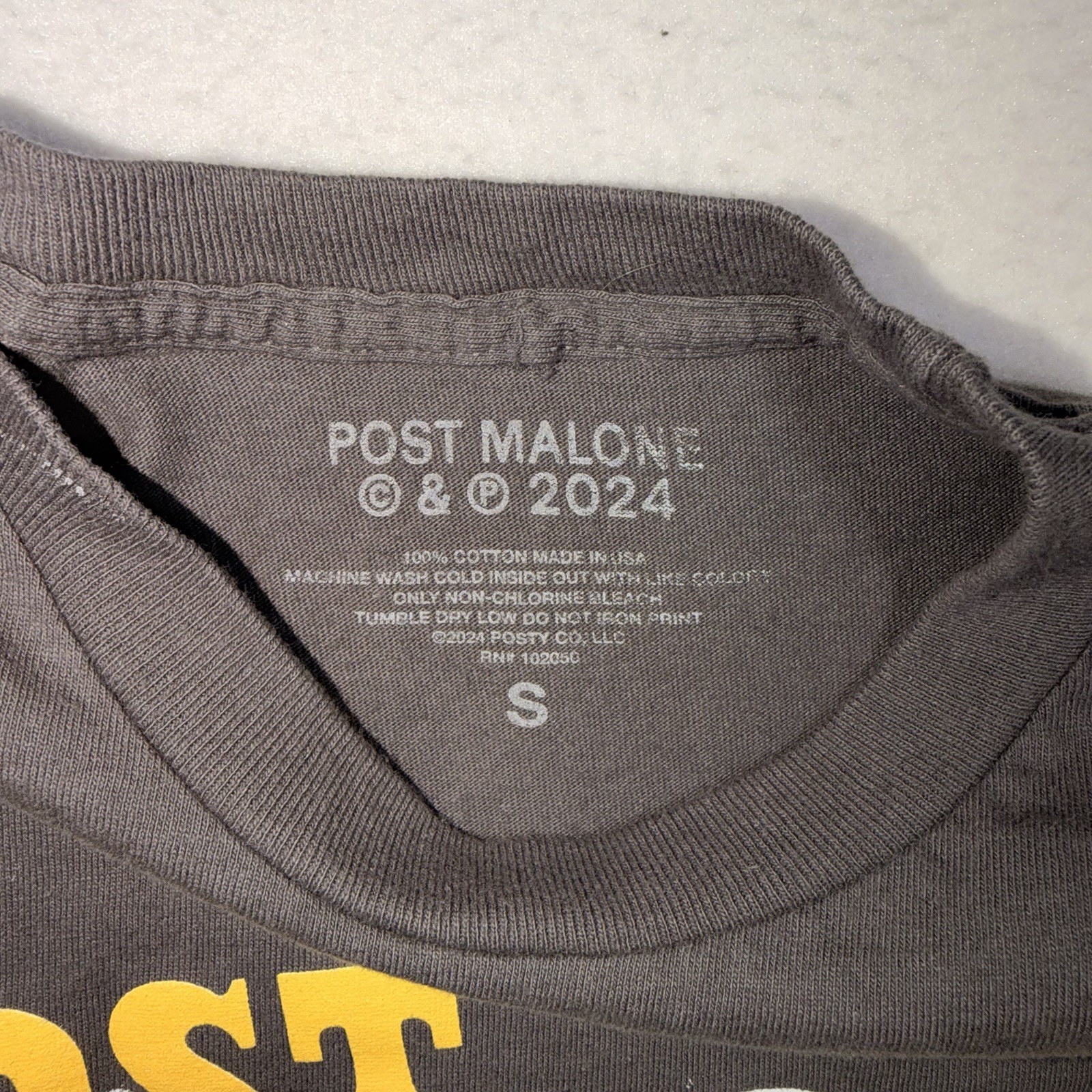 Post Malone F-1 Trillion VIP Long Sleeve Shirt Small 2024 Country Album Tee gallery