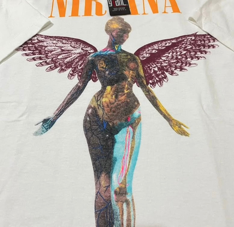Nirvana In Utero Vintage 1993 90s Band XL Single Stitch GIANT Tag Shirt REPRINT gallery