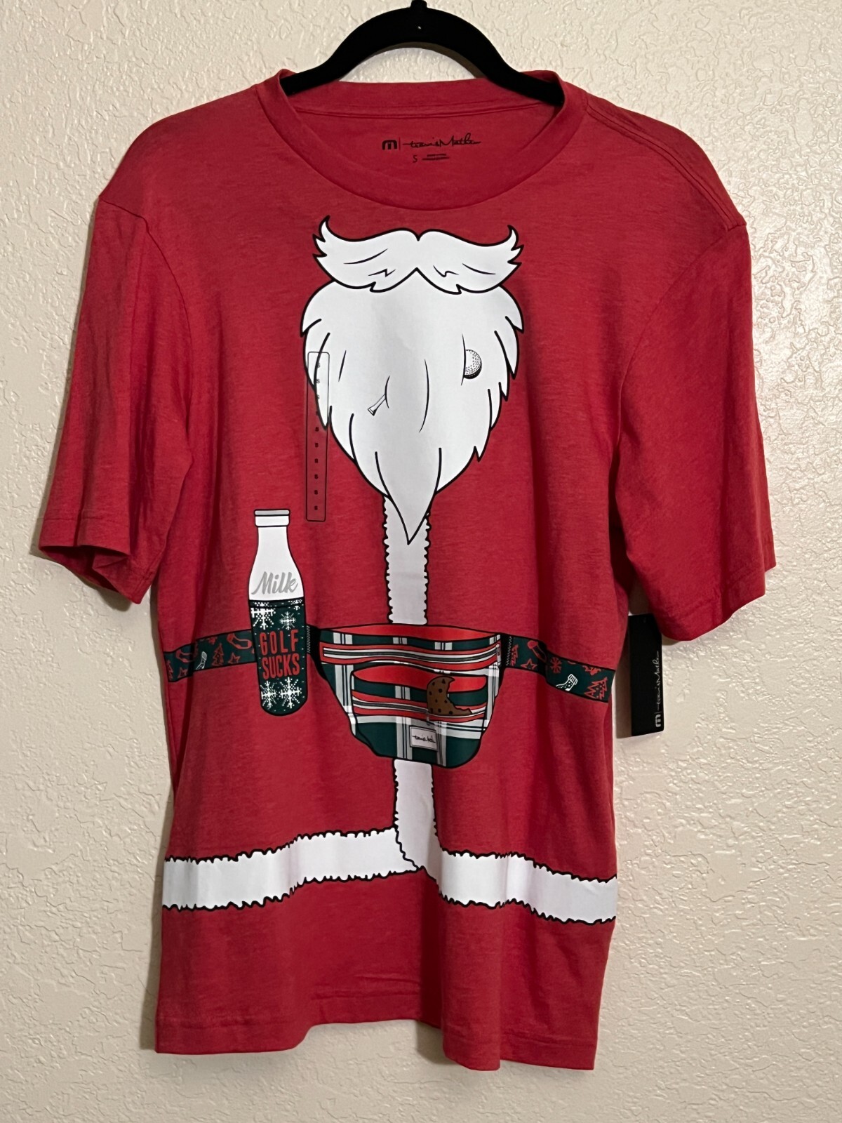 Men's Travis Mathew Golf Sucks Shirt, size Small, Been Everywhere, MSRP $49.95 gallery