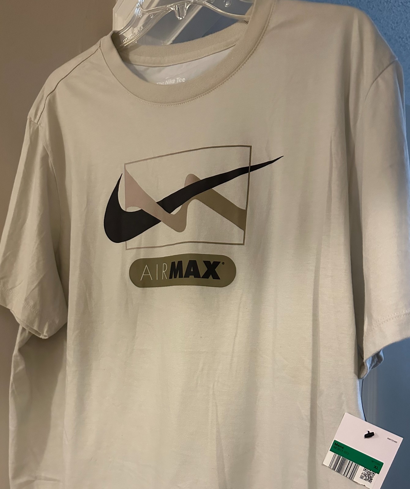 Nike Air Max 90 T Shirt Bone Men's Size XL NWT gallery