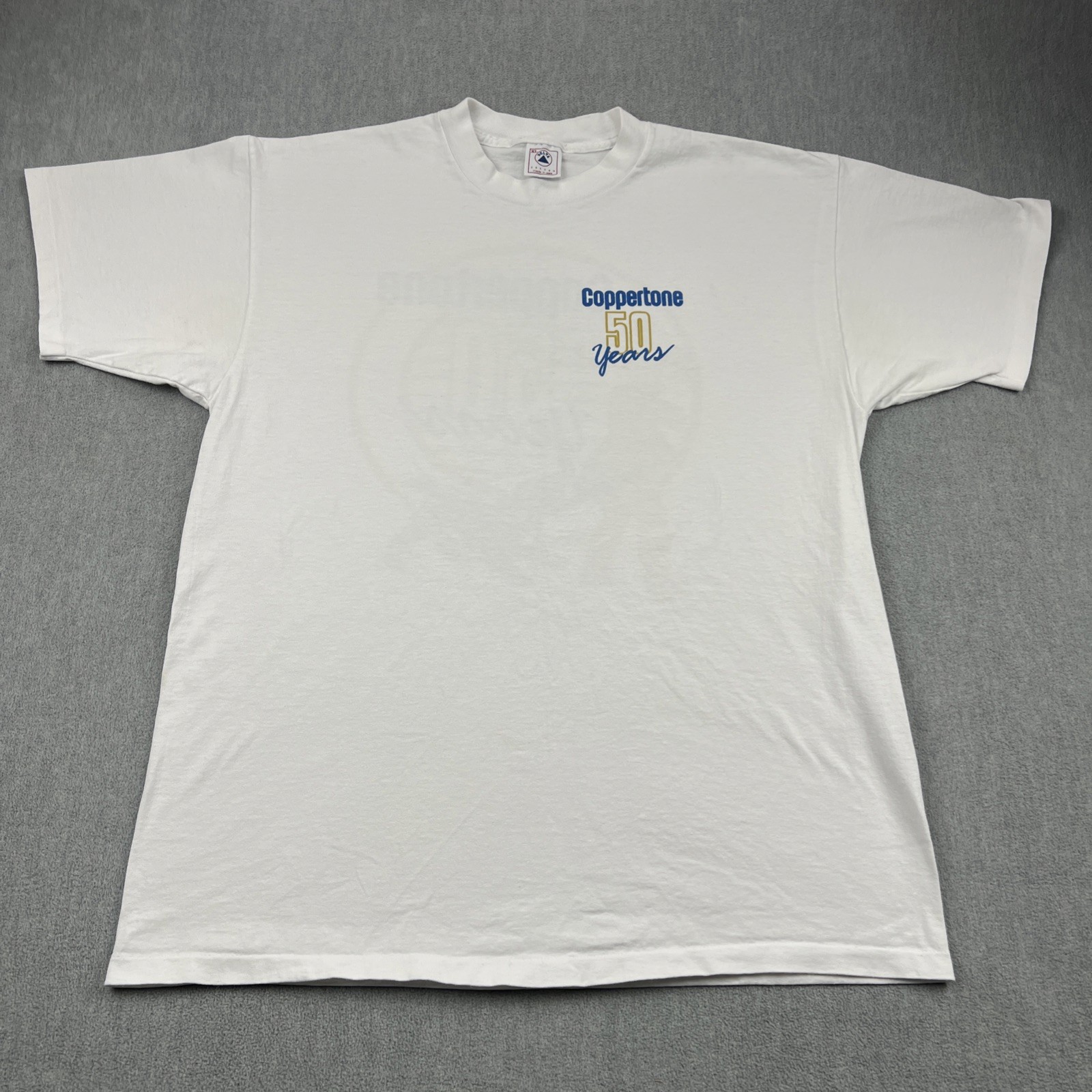 Vintage 90’s Coppertone Sunscreen Promo T-Shirt Men’s XL Single Stitch Promo USA gallery