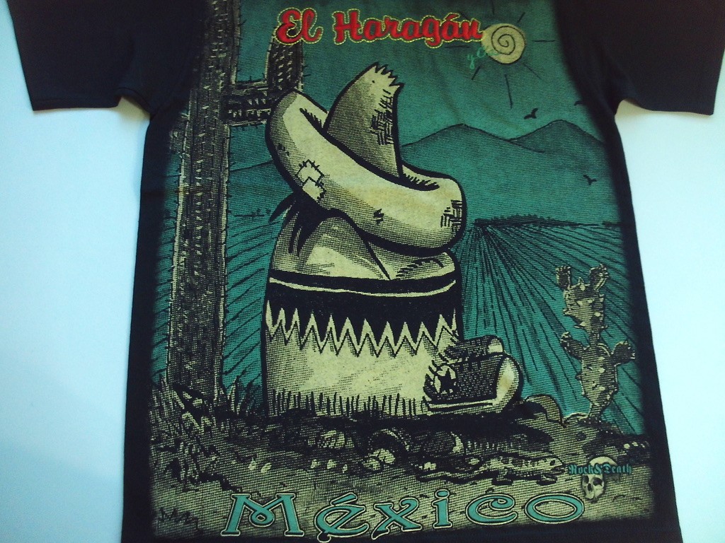 EL HARAGAN SHIRT,LIRAN ROLL INTERPUESTO BANDA BOSTIK ROCK URBANO EL TRI SUR 16
