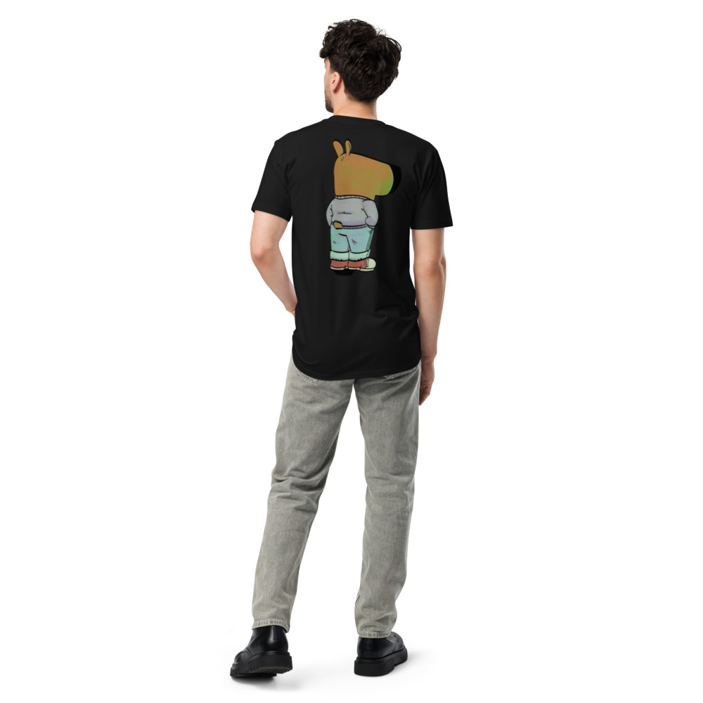 Chill Guy Meme Front and Back Graphic Tee T-shirt 100% Cotton gallery
