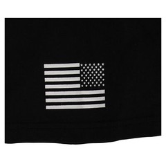 Men’s Black 2-Sided “SECURITY” T-Shirt with US Flag On Sleeve