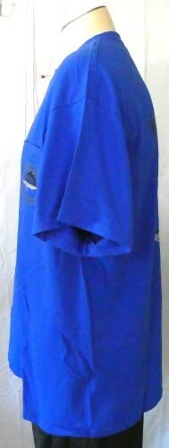 American Fisherman Blue XL Pocket T-Shirt Billfish Grandslam Cotton gallery
