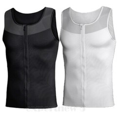Men Compression Vest Post-Surgical Gynecomastia Chest Tank Top Body Shaper Shirt