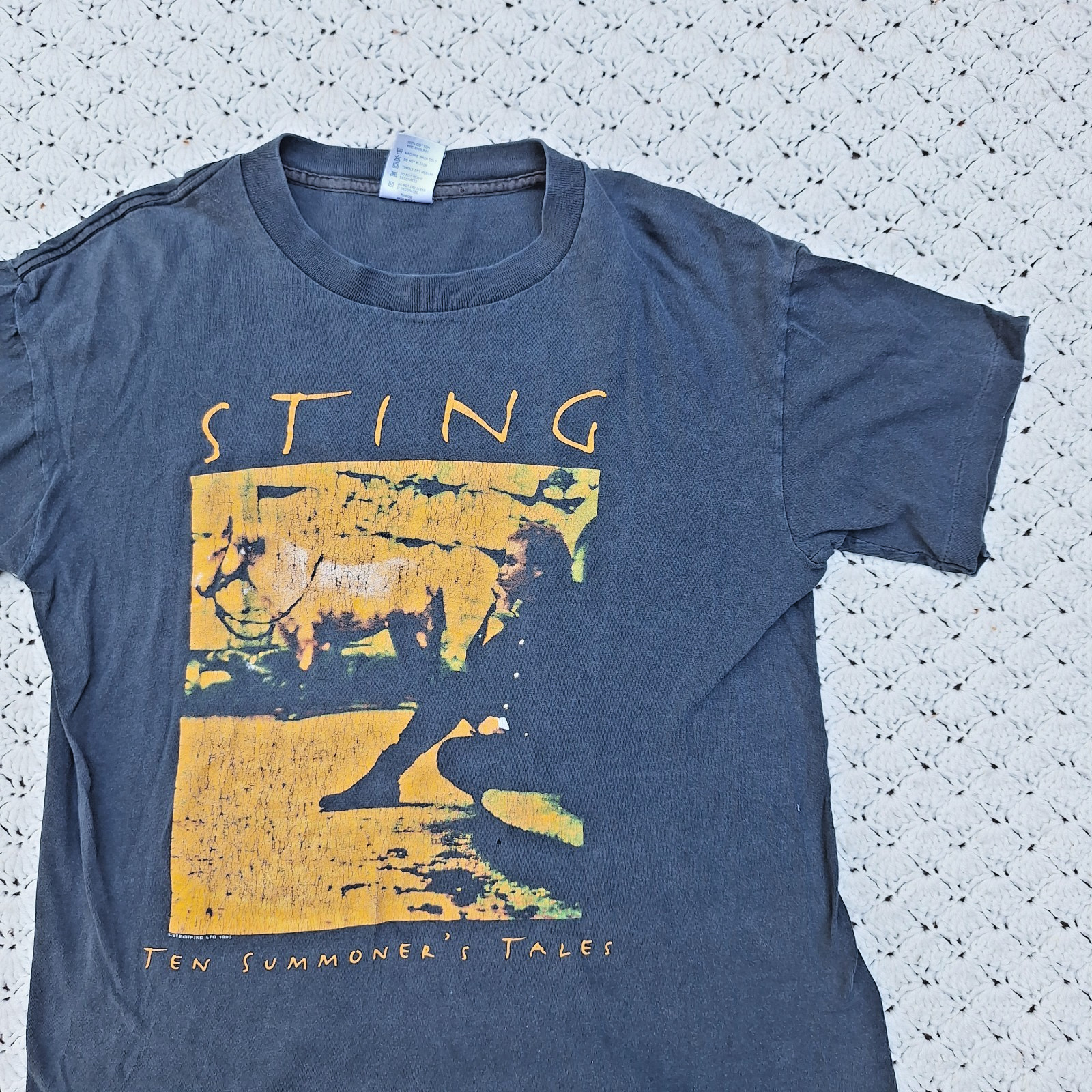 Vtg Sting Ten Summoner's Tales Tour Band Concert T Shirt The Police 1993 - Large gallery