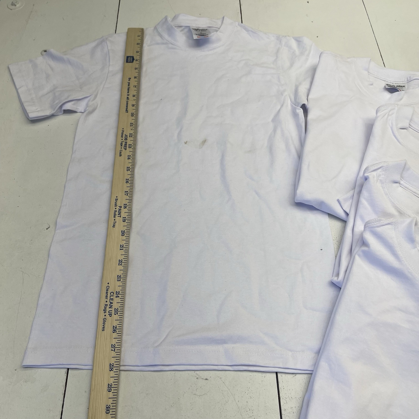 Shaka Wear Super Max Heavy White Short Sleeve T Shirts 5 Pack Mens Small Defects gallery