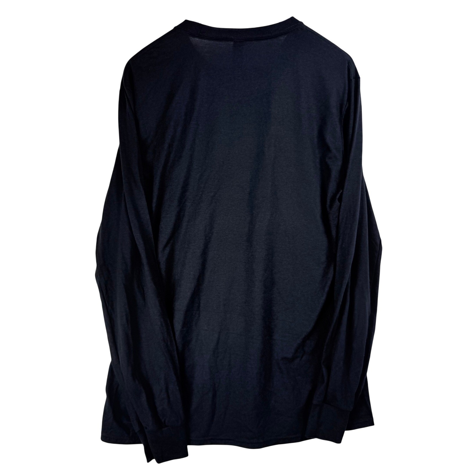 District Perfect Tri Long Sleeve Shirt Black Out Front Rainbow Pride Mens Large gallery