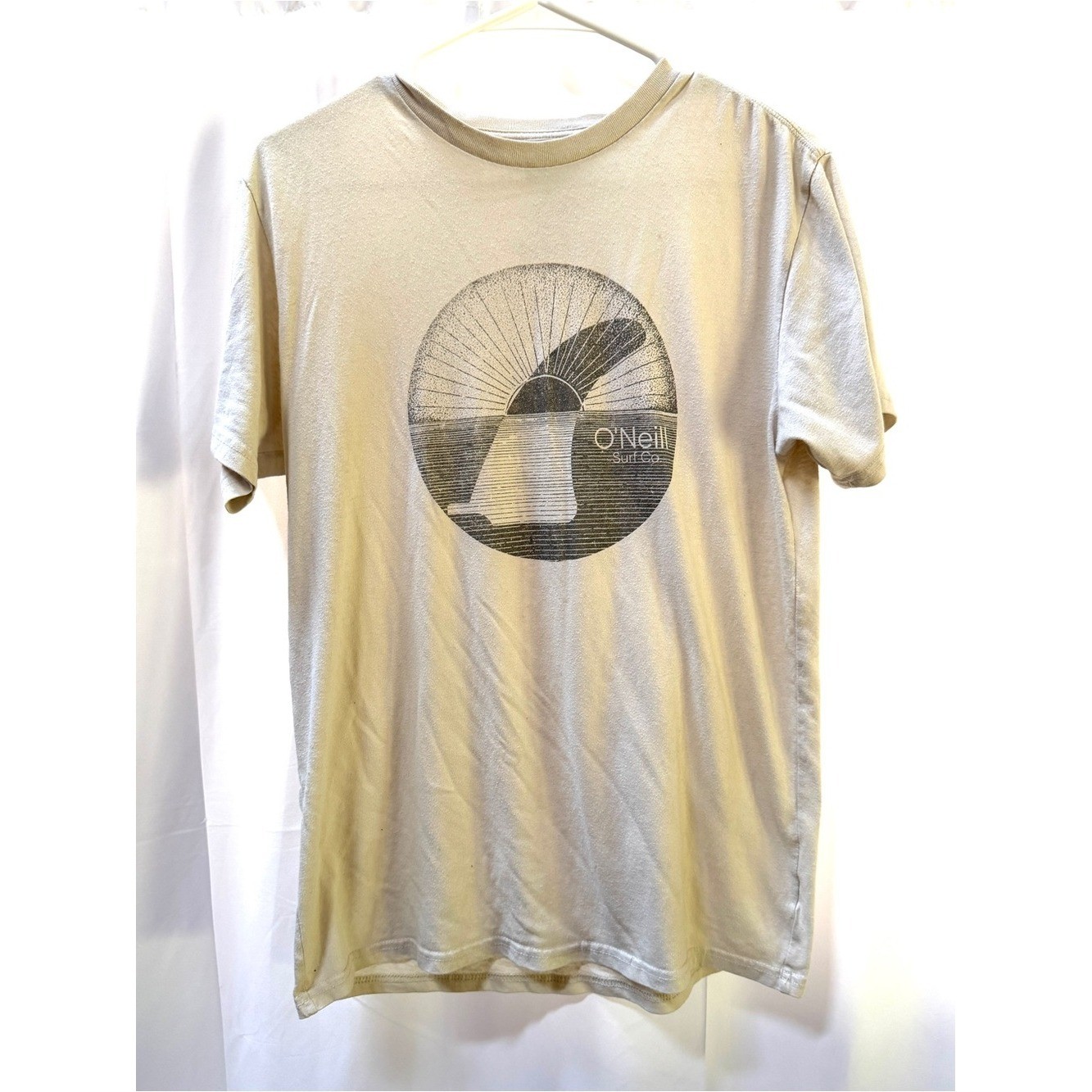 O'Neill Surf Co. Short-Sleeve Graphic Tee, Beige, Men's L, Women's XL gallery
