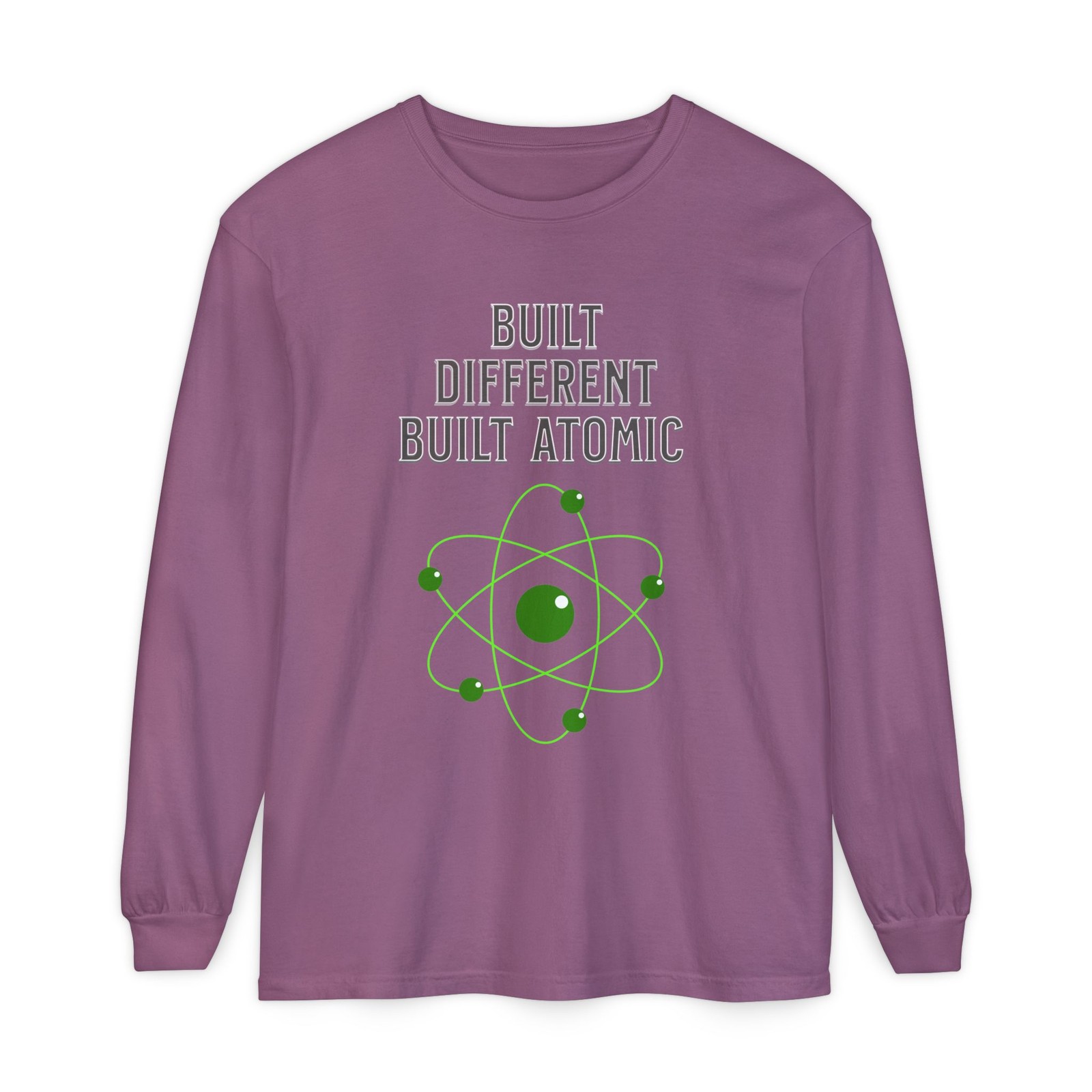 Built Different Built Atomic T-Shirt | Atom Graphic Long Sleeve gallery