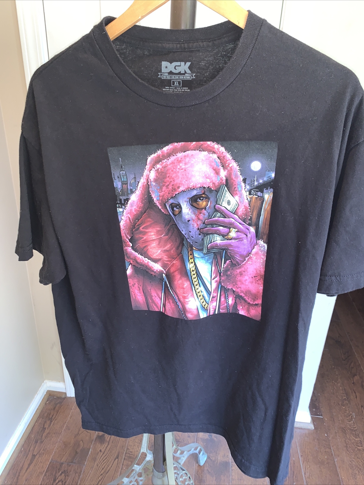 Rare DGK Bricks T-Shirt Size XL Jason Ski Mask Cash Pink Fur Killa Cam Cam’ron gallery
