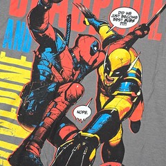Dead Pool and Wolverine Shirt MENS Extra Large XL GREY Marvel Comics MOVIE NWT