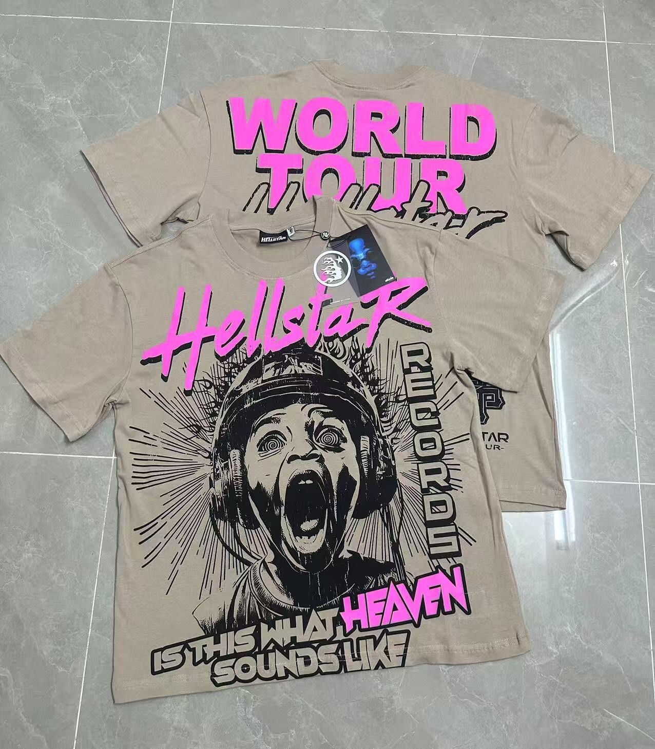 2025 NEW Hell Beauty Star Trendy High Street Cotton Short sleeved T-shirt gallery