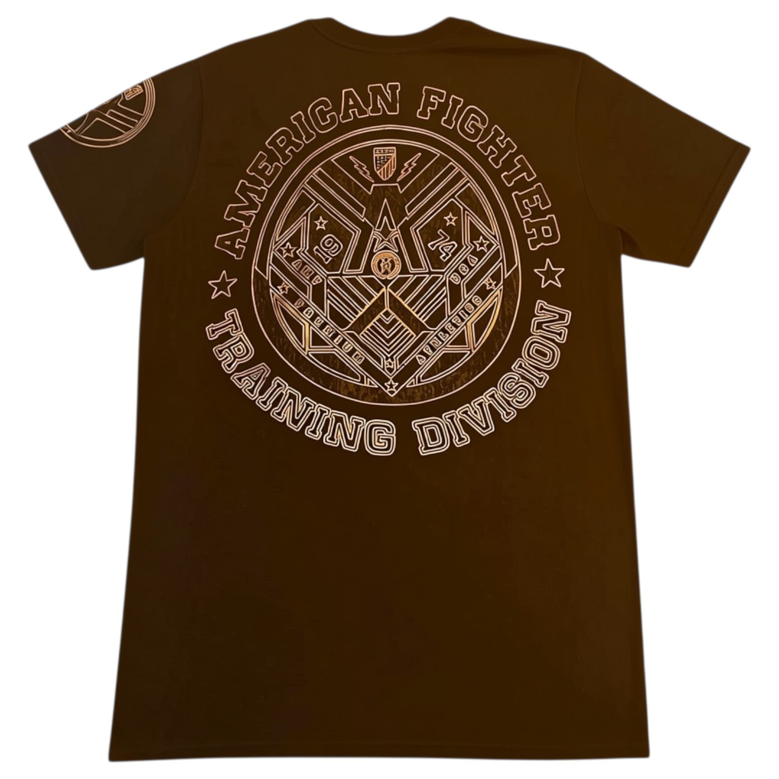 New Men's American Fighter Premium Athletic MMA Black T-Shirt XS-4XL gallery