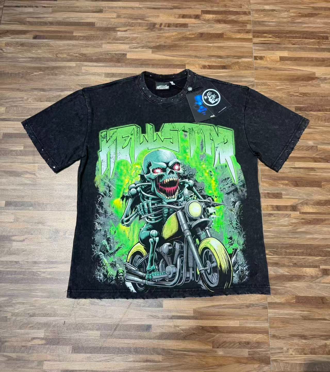 Hellstar tee shirt Men's Black Cotton NEW S-M-L-XL Casual Sport gallery