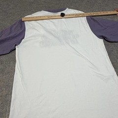Marithe Francois Girbaud Vintage T-Shirt Mens Large White Purple Colorblock Logo