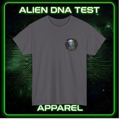Alien DNA Testing Nordic Alien T-Shirt UFO Area 51 Graphic Tee