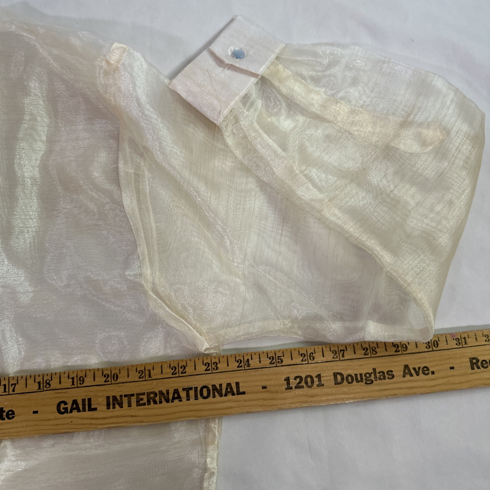 Barong Tagalog Formal Wear Men’s Size XL NWOT Philippines Organza Beige gallery