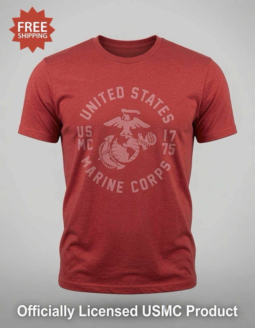 USMC “United States Marines 1775” Red T-Shirt - Size XL - by MV Sport - NWT! gallery