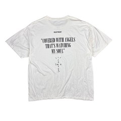 READYMADE x Cactus Jack Mens White Double-Sided Graphic Tee Crew Neck XL