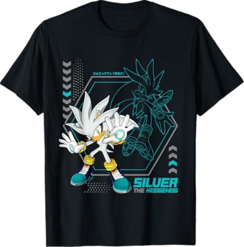Sonic the Hedgehog Silver Future Force Psychic Power T-Shirt