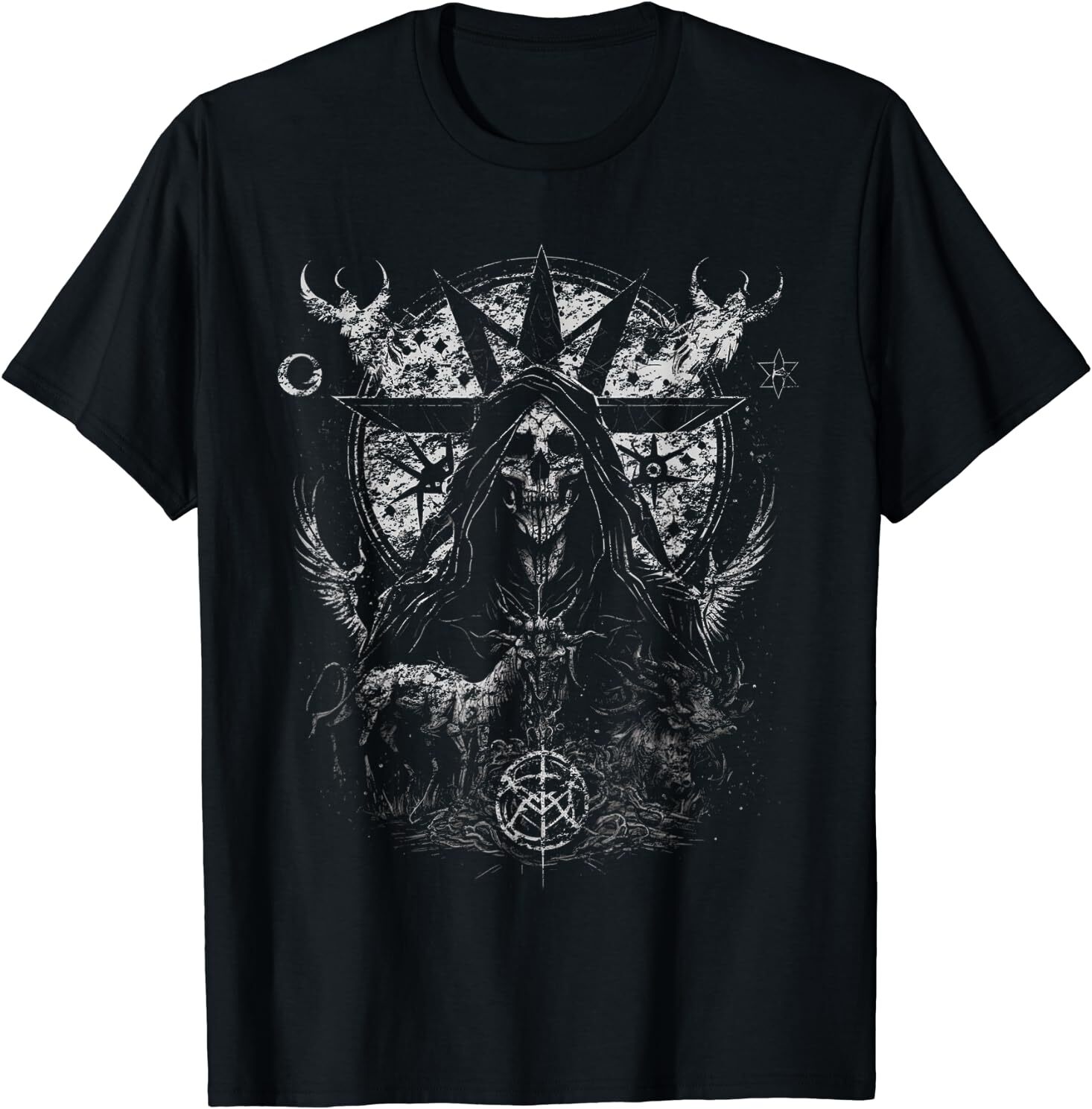 gothic aesthetic Occult Unholy grunge Emo Punk Satanic T-Shirt Size S-5XL gallery