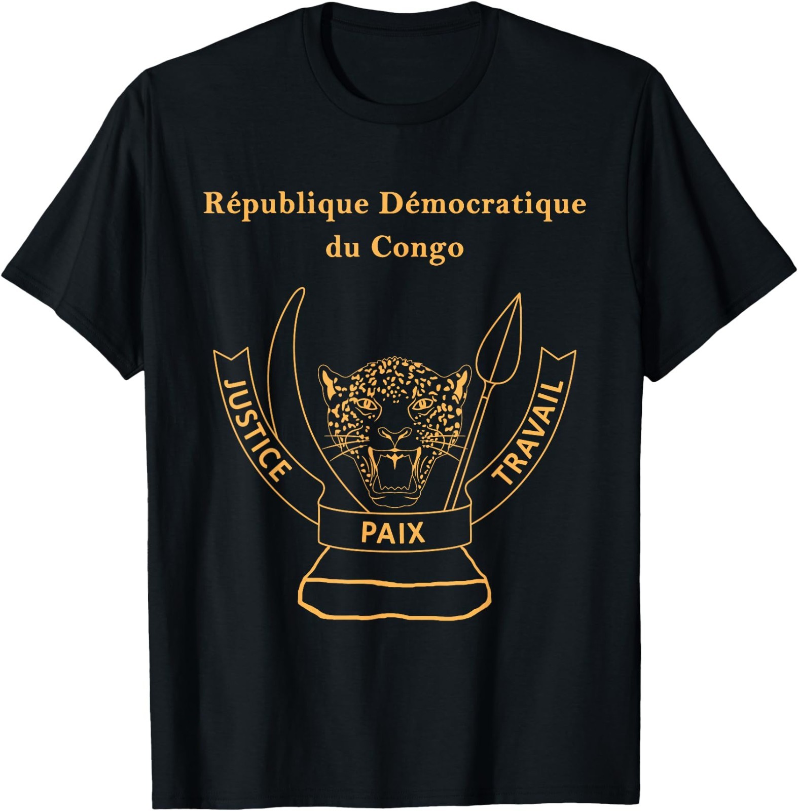 DRC,Democratic Republic of the Congo passport,DRC flag. T-Shirt gallery