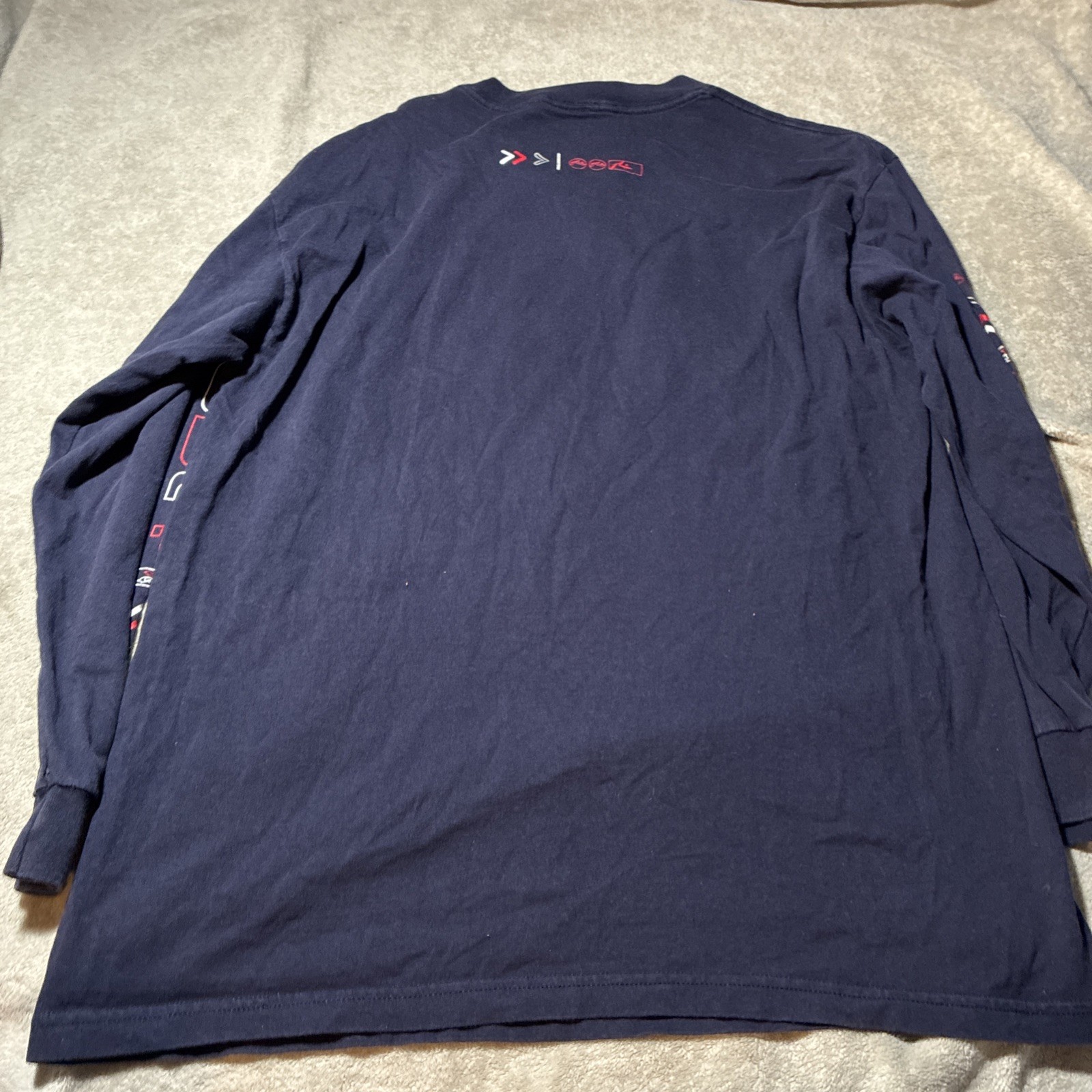 Vintage Rusty Surf Long Sleeve Shirt L Hipster Y2K Skate USA 2001 Rave Techno gallery