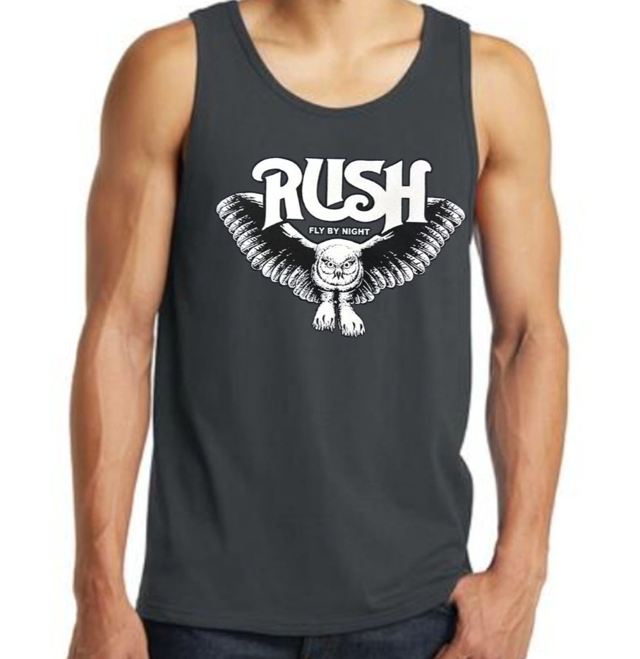 Rush Fly By Night Rock Band Men's Tank Tops (Multiple Colors) gallery