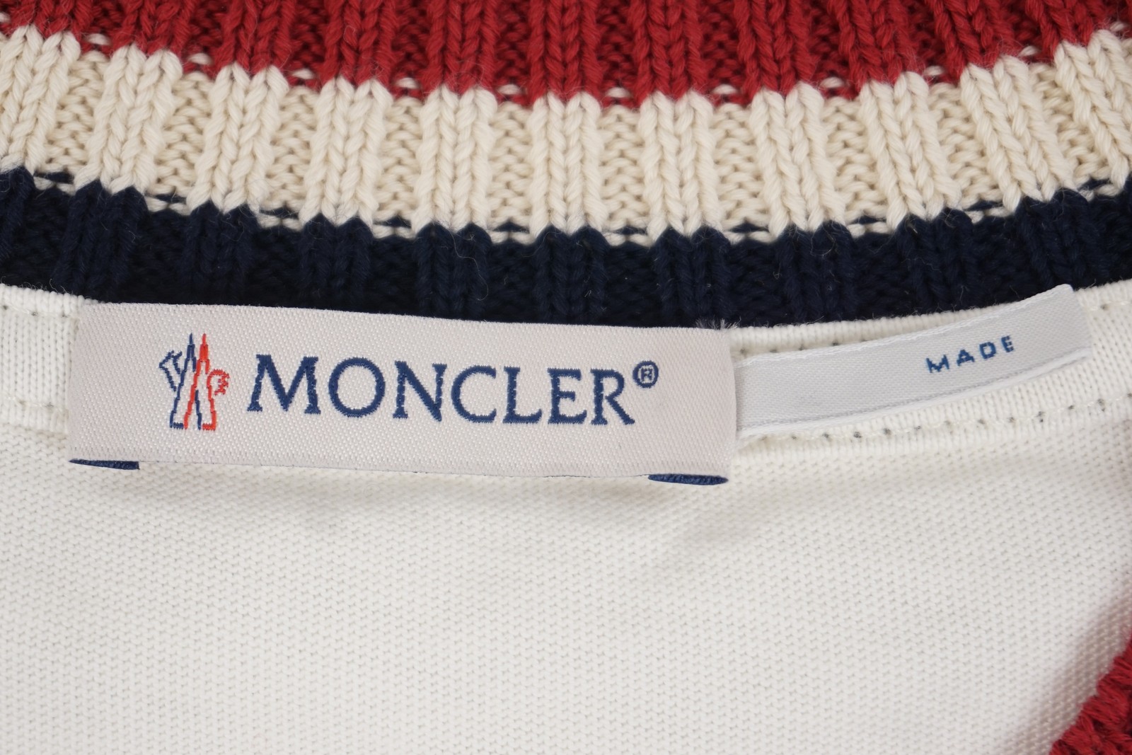 Moncler Embroidered Logo Cotton Short-Sleeve T-Shirt In White - Men's Size XXL gallery