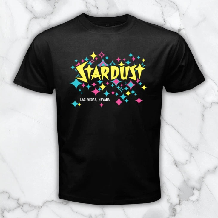 Stardust Hotel Classic Las Vegas Casino Men's Black Graphic T Shirt Freeships gallery