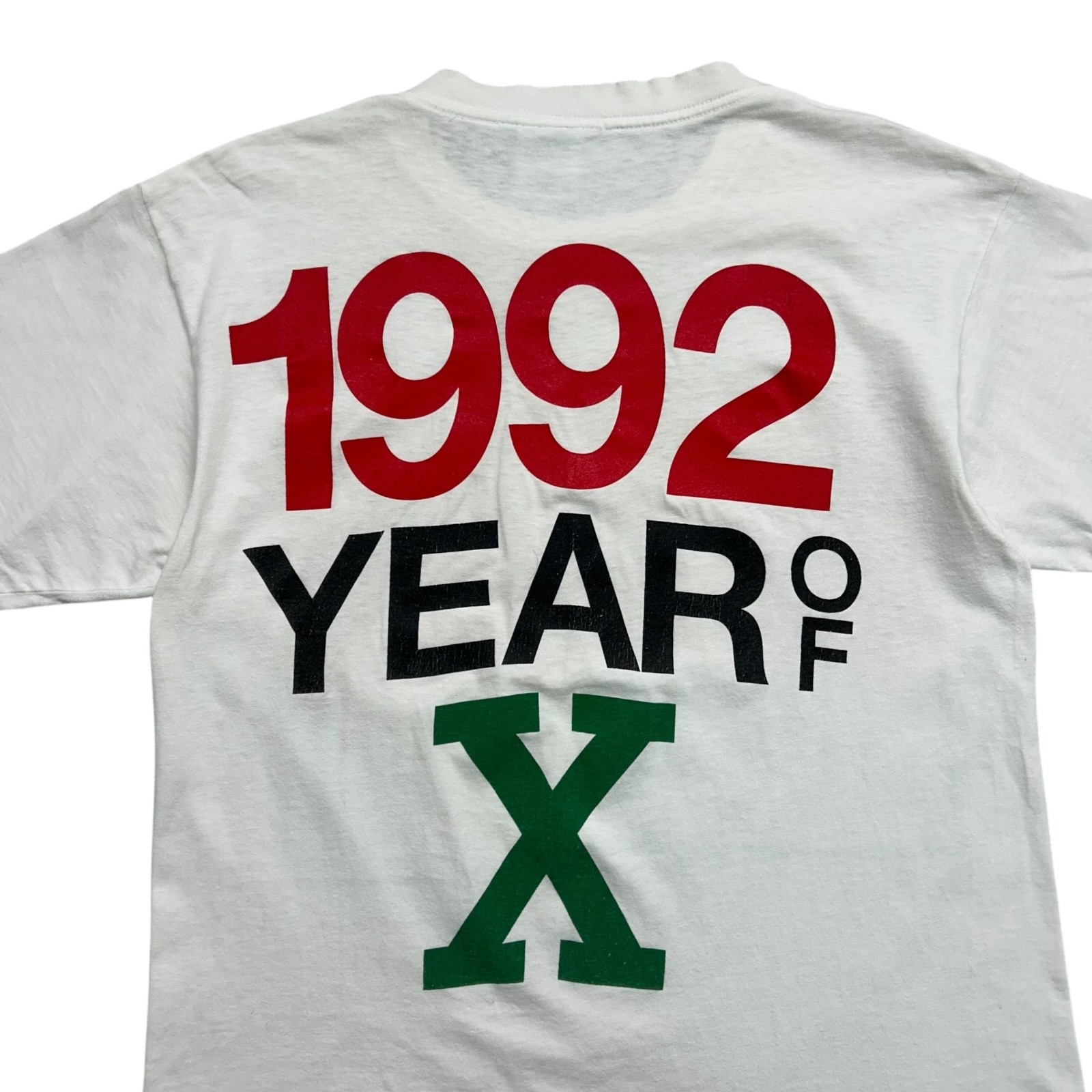 VTG 90s 40 ACRES & A MULE 40A MALCOLM X 1992 SPIKE LEE MOVIE T-SHIRT SIZE L gallery
