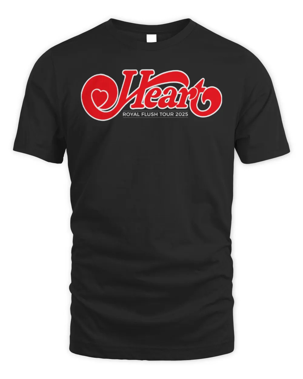 Heart Band 2025 Tour Merch Royal Flush Shirt gallery