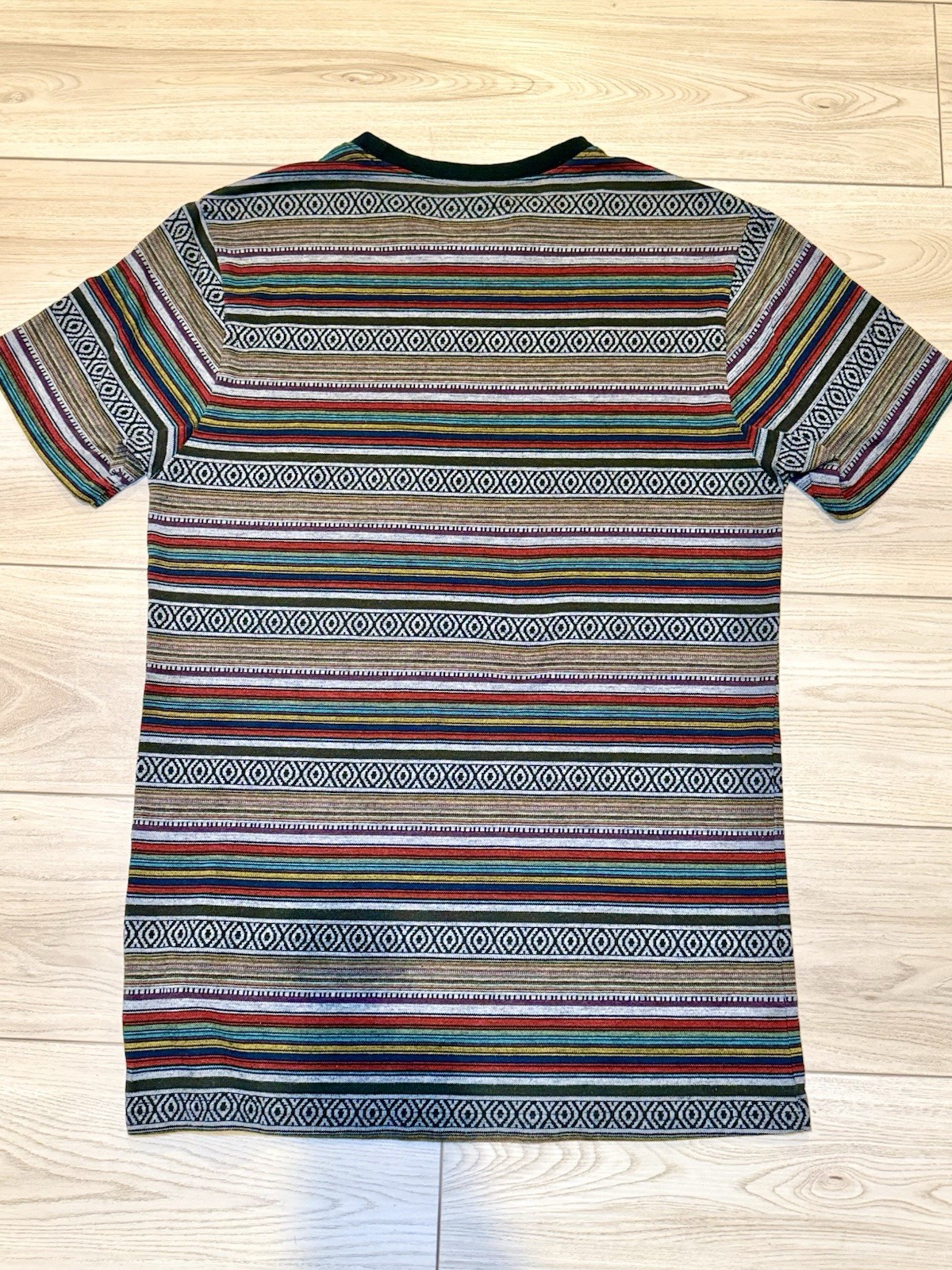 Beautiful Giant Patterned Pocket Tee Shirt Mens Large Multicolor | Fathers Day gallery