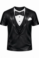 Digital Remains Tuxedo Shirts