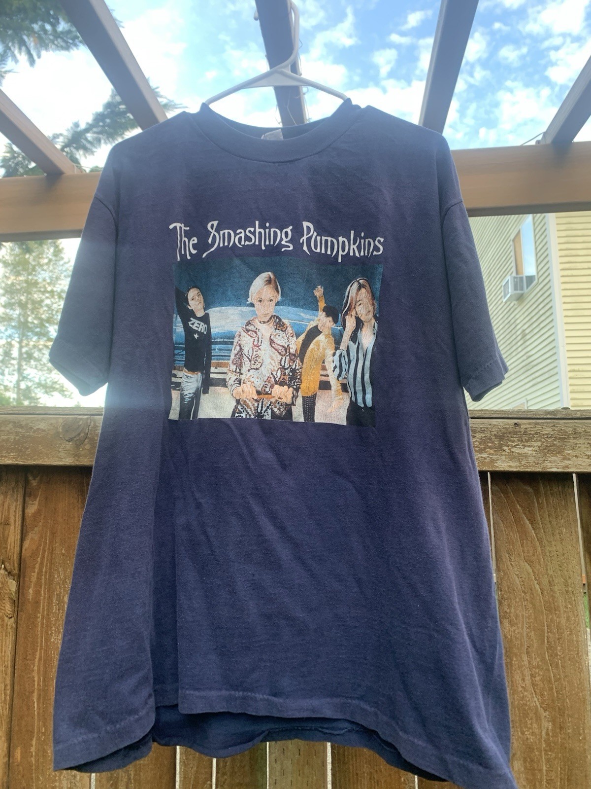 VTG 95 smashing pumpkins Mellon Collie Infinite Sadness Parking Lot Boot T Sz XL